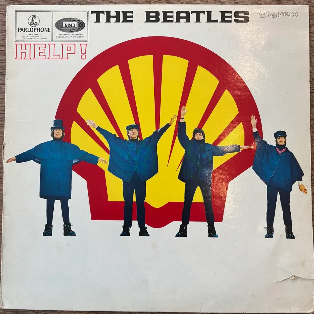 The Beatles - Help! (Shell Cover) (Tweedehands LP)